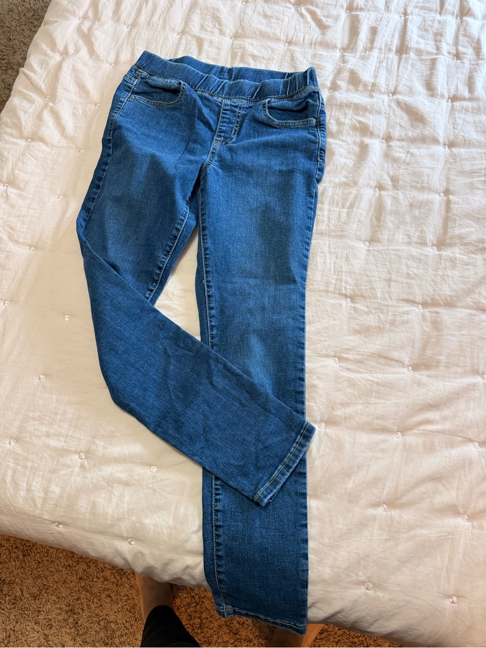 💙Cat & Jack Girls Blue Stretch Size 12 Jeans💙